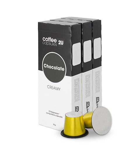 HOT CHOCOLATE CREAMY 30 PACK- NESPRESSO COMPATIBLE COFFEE